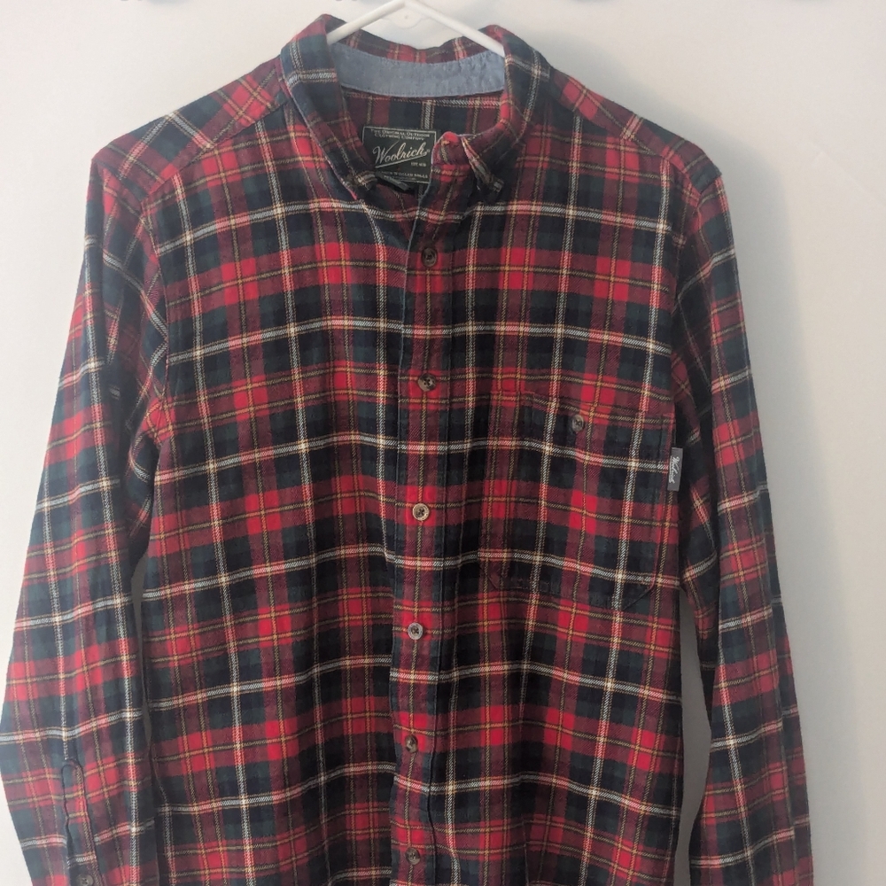 Medium red flannel shirt